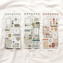 Mind Wave Collage Libre Papier Stickers