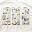 Mind Wave Collage Libre Papier Stickers