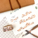 Mind Wave Die-Cut Masking Tape - Bricks
