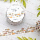 Mind Wave Die-Cut Masking Tape - Bricks