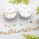 Mind Wave Die-Cut Masking Tape - Bricks