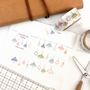 Mind Wave Die-Cut Masking Tape - Lamps