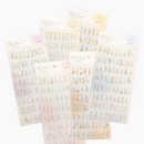 Mind Wave Flower Garland Stickers
