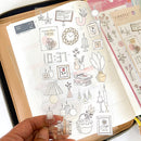 Mind Wave Lifeful Illust Stickers - Interior Design