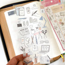 Mind Wave Lifeful Illust Stickers - Study Life