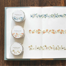 Mind Wave Palette Series Masking Tape - Blue Flowers
