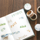 Mind Wave Palette Series Masking Tape - Vintage Flowers