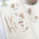 Mind Wave Vintage Clear Masking Tape - Collage