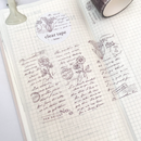 Mind Wave Vintage Clear Masking Tape - Letter