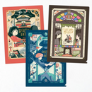 Movic Retro Frame Clear Folder - Castle In The Sky