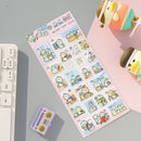 Nekoni Original Animal Stamp Stickers