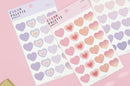 Paperian Color Palette Stickers - Hearts