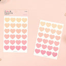 Paperian Color Palette Stickers - Hearts
