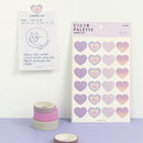 Paperian Color Palette Stickers - Hearts