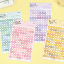 Paperian Color Palette Stickers - Letters