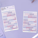 Paperian Color Palette Stickers - Letters