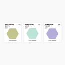 Paperian Large Hexagonal Sticky Notes