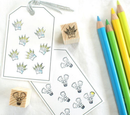 Potted Plants Stamp Set
