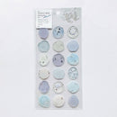 Q-Lia Sealing Dear Clear Stickers - Blue