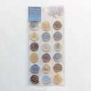 Q-Lia Sealing Dear Clear Stickers - Dark Blue