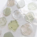 Q-Lia Sealing Dear Clear Stickers - Sage