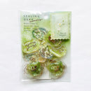 Q-Lia Sealing Dear Stickers - Memory - Green