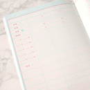 Ryu-Ryu My Log Note Habit Tracker Notebook - Orange & Green