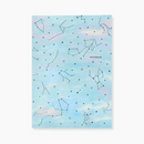 Ryu-Ryu Notebook - A5 Lined - Star Constellations