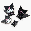 Sanrio Kuromi Binder Clips - Set of 3