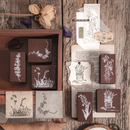 Summer Flower Wooden Stamps