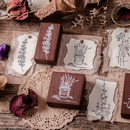 Summer Flower Wooden Stamps