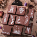 Summer Flower Wooden Stamps