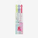 Sun-Star Ninipie Marker Pen & Highlighter - 3 Color Set - Bold