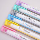 Sun-Star Ninipie Marker Pen & Highlighter - 6 Color Set - Pastel