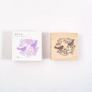 Vintage Bird Rubber Stamps - Green
