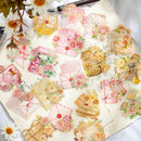 Vintage Letters Gold Foil Stickers