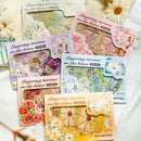 Vintage Letters Gold Foil Stickers