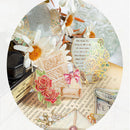 Vintage Letters Gold Foil Stickers
