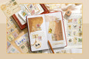 Vintage Letter Stamp Stickers