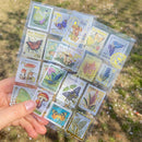 Vintage Letter Stamp Stickers