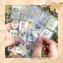 Vintage Letter Stamp Stickers