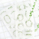 Wild Nature Sticker Set - Green Leaves