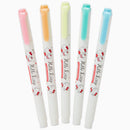 Zebra Mildliner Double Sided Highlighters - Pastel Colors - Limited Edition - Hello Kitty