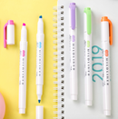 Zebra Mildliner Double Sided Highlighters - 5 Warm Color Set
