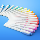 Zebra Mildliner Double Sided Highlighters - 5 Cool Color Set