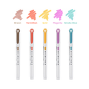 Zebra Mildliner Double Sided Highlighters - 5 Warm Color Set