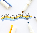 Zebra Mildliner Double Sided Highlighters - 5 Cool Color Set