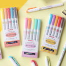 Zebra Mildliner Double Sided Highlighters - 5 Rare Color Set