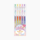 Zebra Sarasa Clip Marble Color Gel Pen - 5 Color Set