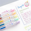 Zebra Sarasa Clip Marble Color Gel Pen - 5 Color Set